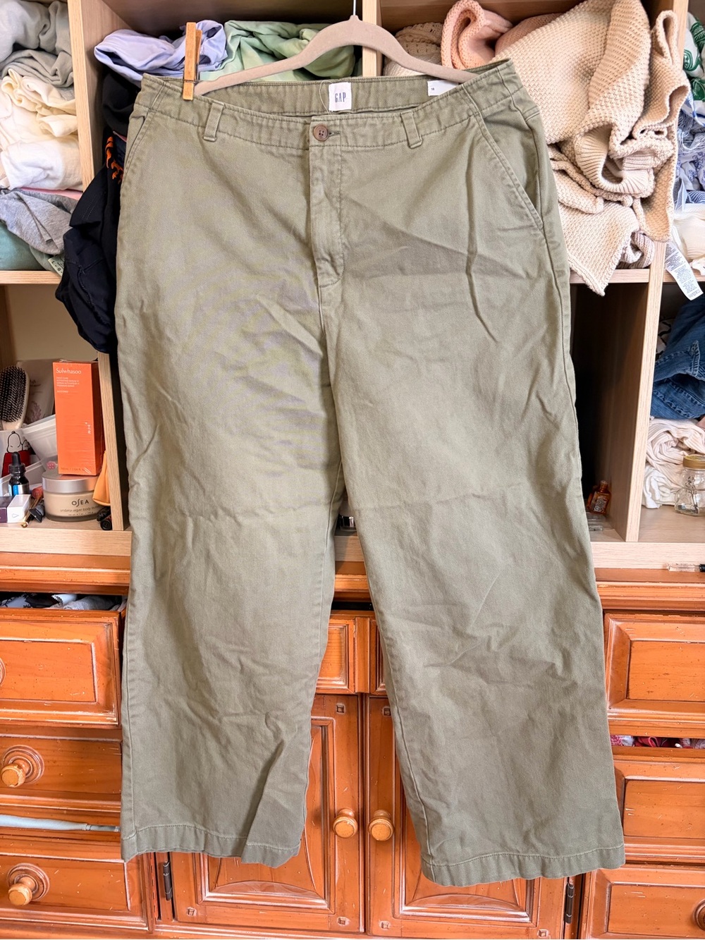 GAP Olive Chino Pants for Men